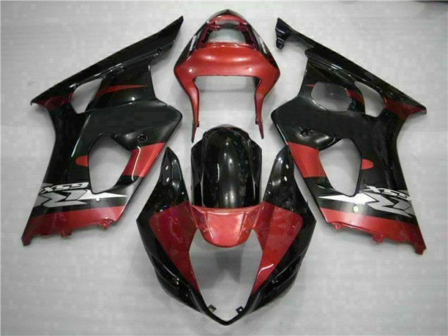 2003-2004 Red Black Suzuki GSXR 1000 Motorcycle Fairing Kits Canada 2003-2004 Red Black Suzuki GSXR 1000 Motorcycle Fairing Kits Canada