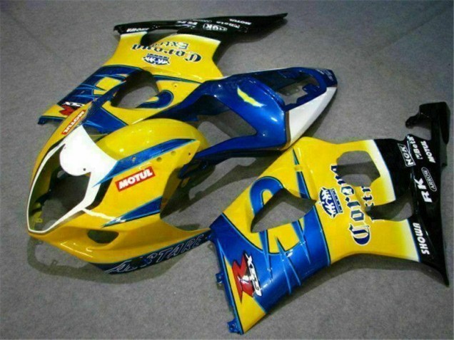 2003-2004 Yellow Blue Suzuki GSXR 1000 Bike Fairings Canada 2003-2004 Yellow Blue Suzuki GSXR 1000 Bike Fairings Canada