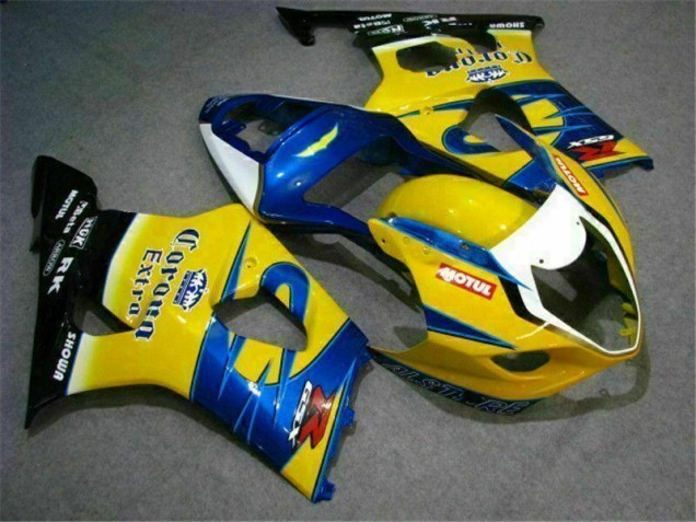 2003-2004 Yellow Blue Suzuki GSXR 1000 Bike Fairings Canada 2003-2004 Yellow Blue Suzuki GSXR 1000 Bike Fairings Canada