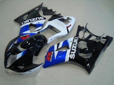 2003-2004 Black Blue White Suzuki GSXR 1000 Motorcycle Fairing Kit Canada