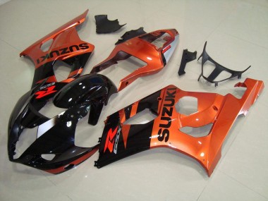 2003-2004 Orange and Black Suzuki GSXR 1000 Motorcycle Fairings Canada