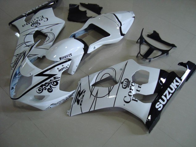 2003-2004 White Corona Suzuki GSXR 1000 Bike Fairings Canada 2003-2004 White Corona Suzuki GSXR 1000 Bike Fairings Canada
