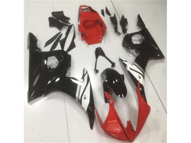 2003-2005 Red Black White Yamaha YZF R6 Motorbike Fairings Canada 2003-2005 Red Black White Yamaha YZF R6 Motorbike Fairings Canada