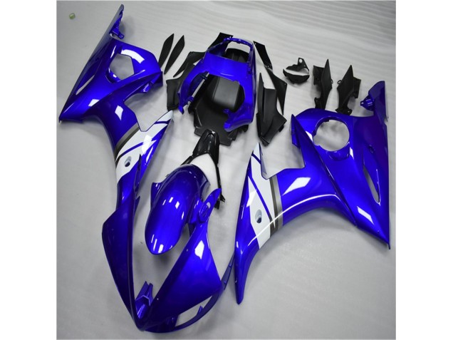 2003-2005 Blue White Yamaha YZF R6 Bike Fairings Canada 2003-2005 Blue White Yamaha YZF R6 Bike Fairings Canada