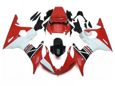 2003-2005 Red White Black Yamaha YZF R6 Motorcycle Fairings Kits Canada