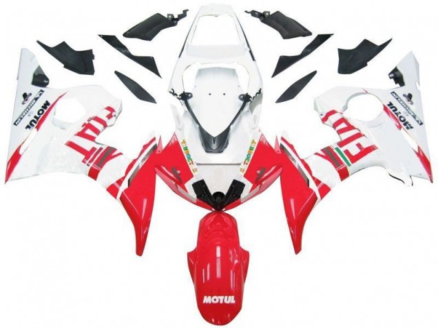 2003-2005 White Red Fiat Yamaha YZF R6 Motorbike Fairing Canada 2003-2005 White Red Fiat Yamaha YZF R6 Motorbike Fairing Canada