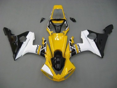 2003-2005 Yellow White Black Yamaha YZF R6 Moto Fairings Canada