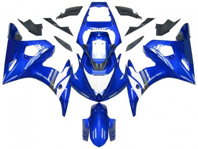 2003-2005 Blue White Yamaha YZF R6 Motor Fairings Canada 2003-2005 Blue White Yamaha YZF R6 Motor Fairings Canada