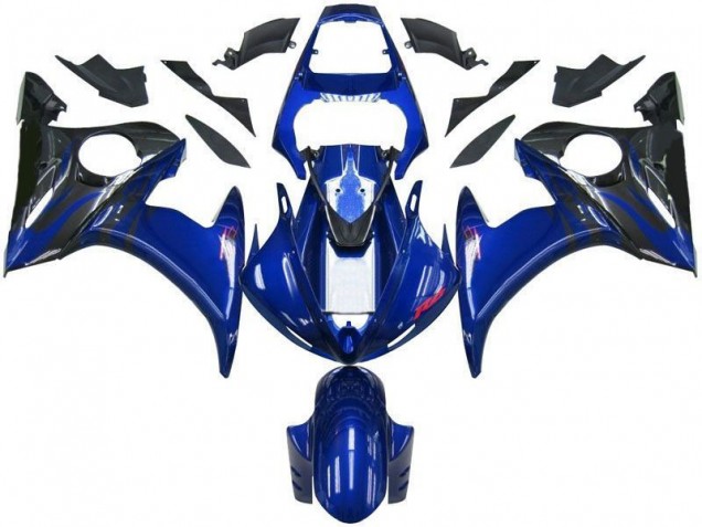 2003-2005 Blue Black Yamaha YZF R6 Motorbike Fairings Canada 2003-2005 Blue Black Yamaha YZF R6 Motorbike Fairings Canada
