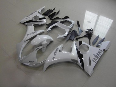 2003-2005 White and Grey Decals Yamaha YZF R6 Bike Fairing Kit Canada