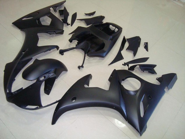 2003-2005 Matte Black Yamaha YZF R6 Motorcycle Bodywork Canada 2003-2005 Matte Black Yamaha YZF R6 Motorcycle Bodywork Canada