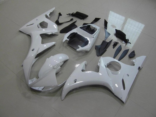 2003-2005 White No Decals Yamaha YZF R6 Motorcylce Fairings Canada 2003-2005 White No Decals Yamaha YZF R6 Motorcylce Fairings Canada