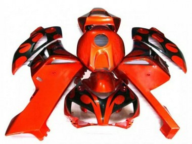2004-2005 Orange Black Honda CBR1000RR Motorcyle Fairings Canada