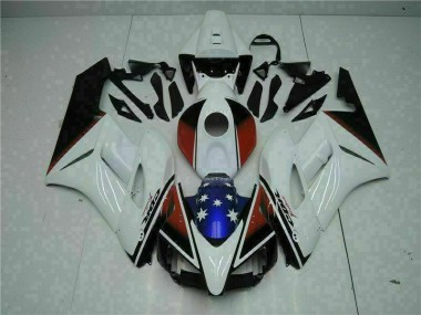 2004-2005 White Black Honda CBR1000RR Motorcycle Fairings Kit Canada