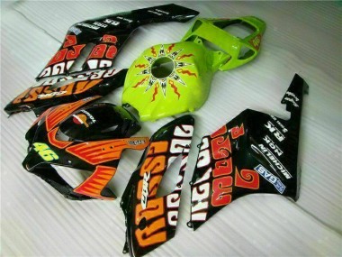 2004-2005 Orange Green Honda CBR1000RR Motor Fairings Canada