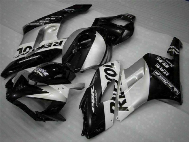 2004-2005 Black Silver Repsol Honda CBR1000RR Motorcycle Fairings Kit Canada