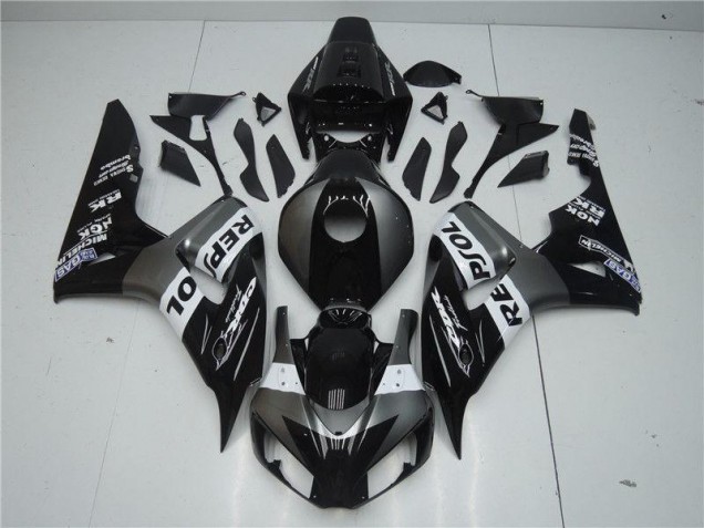 2004-2005 Grey Black Repsol Honda CBR1000RR Motorcycle Replacement Fairings Canada 2004-2005 Grey Black Repsol Honda CBR1000RR Motorcycle Replacement Fairings Canada