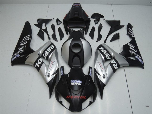 2004-2005 Black Silver Repsol Honda CBR1000RR Motorcyle Fairings Canada 2004-2005 Black Silver Repsol Honda CBR1000RR Motorcyle Fairings Canada