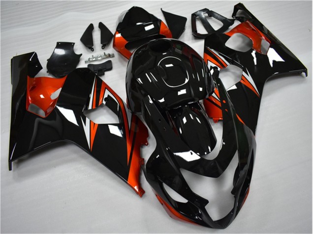 2004-2005 Orange Black Suzuki GSXR 600/750 Motor Bike Fairings Canada 2004-2005 Orange Black Suzuki GSXR 600/750 Motor Bike Fairings Canada