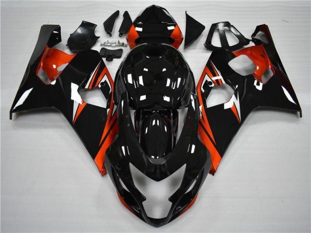 2004-2005 Orange Black Suzuki GSXR 600/750 Motor Bike Fairings Canada 2004-2005 Orange Black Suzuki GSXR 600/750 Motor Bike Fairings Canada