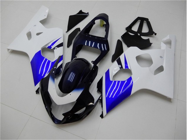 2004-2005 White Blue Suzuki GSXR 600/750 Replacement Motorcycle Fairings Canada 2004-2005 White Blue Suzuki GSXR 600/750 Replacement Motorcycle Fairings Canada
