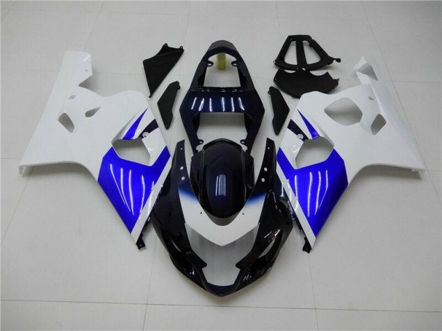 2004-2005 White Blue Suzuki GSXR 600/750 Replacement Motorcycle Fairings Canada 2004-2005 White Blue Suzuki GSXR 600/750 Replacement Motorcycle Fairings Canada