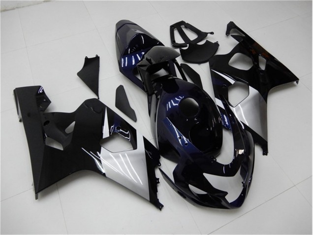2004-2005 Blue Silver Suzuki GSXR 600/750 Replacement Fairings Canada 2004-2005 Blue Silver Suzuki GSXR 600/750 Replacement Fairings Canada