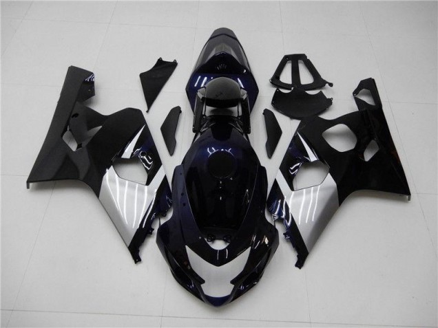 2004-2005 Blue Silver Suzuki GSXR 600/750 Replacement Fairings Canada 2004-2005 Blue Silver Suzuki GSXR 600/750 Replacement Fairings Canada