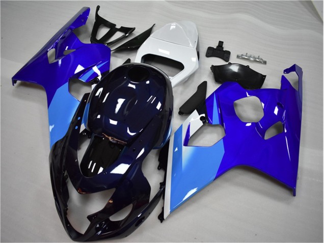 2004-2005 Blue White Suzuki GSXR 600/750 Bike Fairing Kit Canada 2004-2005 Blue White Suzuki GSXR 600/750 Bike Fairing Kit Canada