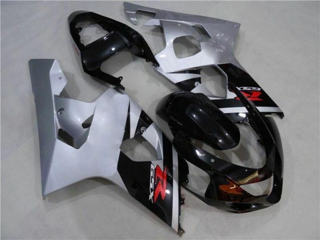 2004-2005 Black Silver Suzuki GSXR 600/750 Motorcycle Fairing Kit Canada 2004-2005 Black Silver Suzuki GSXR 600/750 Motorcycle Fairing Kit Canada