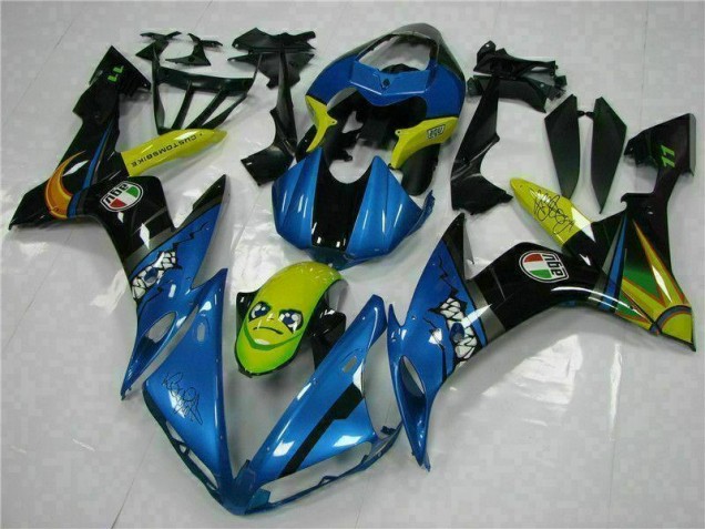 2004-2006 Blue Yamaha YZF R1 Motorcycle Replacement Fairings Canada 2004-2006 Blue Yamaha YZF R1 Motorcycle Replacement Fairings Canada