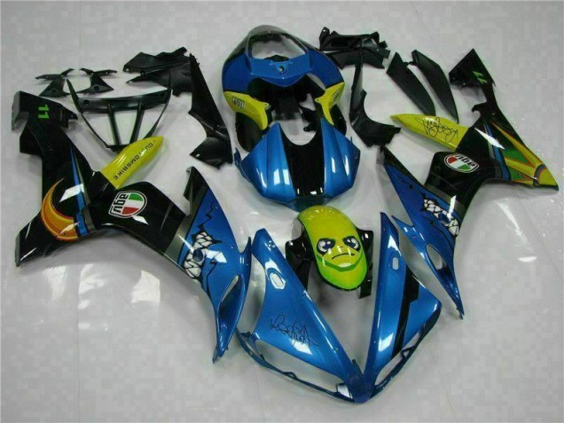 2004-2006 Blue Yamaha YZF R1 Motorcycle Replacement Fairings Canada 2004-2006 Blue Yamaha YZF R1 Motorcycle Replacement Fairings Canada