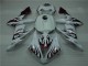 2004-2006 White Red Flame Yamaha YZF R1 Motorcyle Fairings Canada 2004-2006 White Red Flame Yamaha YZF R1 Motorcyle Fairings Canada