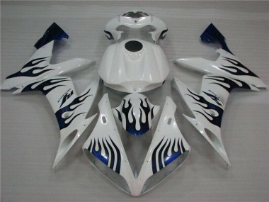 2004-2006 White Blue Flame Yamaha YZF R1 Replacement Fairings Canada