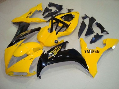 2004-2006 Yellow Black Flame Yamaha YZF R1 Replacement Motorcycle Fairings Canada