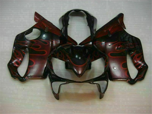 2004-2007 Red Flame Honda CBR600 F4i Bike Fairings Canada 2004-2007 Red Flame Honda CBR600 F4i Bike Fairings Canada