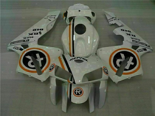 2005-2006 White Repsol Honda CBR600RR Motorcycle Bodywork Canada 2005-2006 White Repsol Honda CBR600RR Motorcycle Bodywork Canada