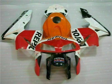2005-2006 Orange Black Repsol Honda CBR600RR Motorcycle Bodywork Canada
