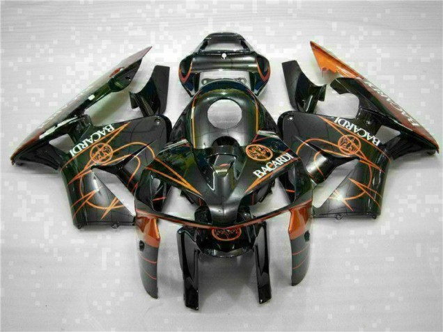 2005-2006 Black Orange BACARDI Honda CBR600RR Motorcycle Fairing Canada 2005-2006 Black Orange BACARDI Honda CBR600RR Motorcycle Fairing Canada