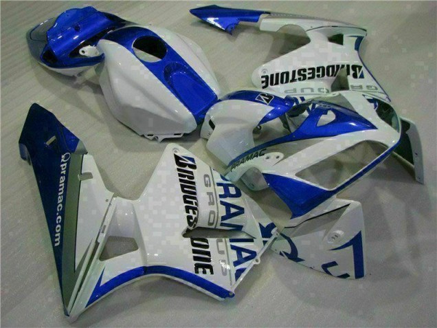 2005-2006 White Blue Honda CBR600RR Motorcycle Fairing Kits Canada