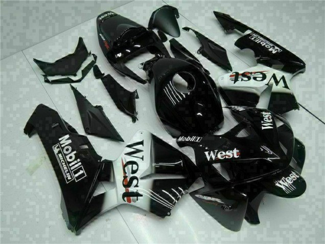 2005-2006 Black West Honda CBR600RR Motorbike Fairing Kits Canada 2005-2006 Black West Honda CBR600RR Motorbike Fairing Kits Canada