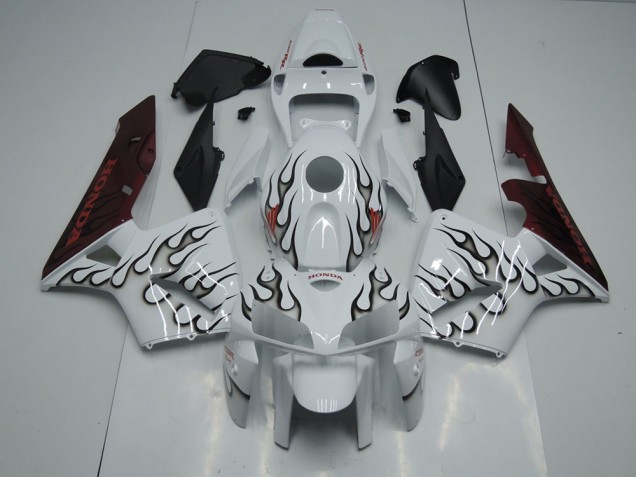 2005-2006 Black Flame Honda CBR600RR Motorbike Fairing Canada 2005-2006 Black Flame Honda CBR600RR Motorbike Fairing Canada
