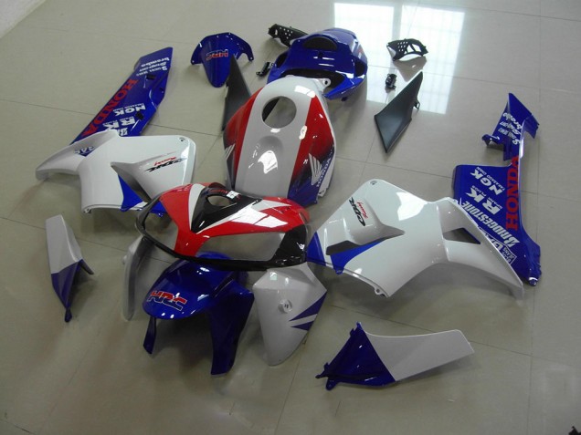 2005-2006 White Blue Red HRC Honda CBR600RR Motorcycle Fairing Canada 2005-2006 White Blue Red HRC Honda CBR600RR Motorcycle Fairing Canada