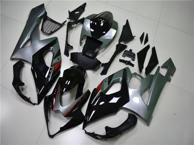 2005-2006 Black Silver Suzuki GSXR 1000 Motorcycle Fairing Kit Canada 2005-2006 Black Silver Suzuki GSXR 1000 Motorcycle Fairing Kit Canada