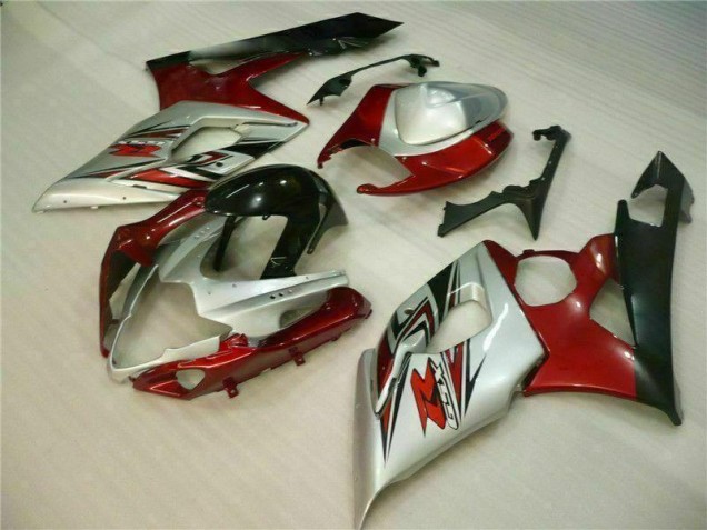 2005-2006 Red White Suzuki GSXR 1000 Bike Fairings Canada 2005-2006 Red White Suzuki GSXR 1000 Bike Fairings Canada
