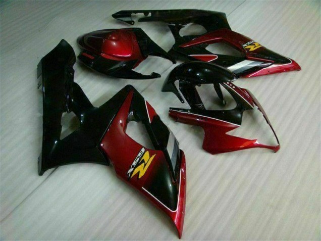 2005-2006 Red Black Suzuki GSXR 1000 Bike Fairing Kit Canada 2005-2006 Red Black Suzuki GSXR 1000 Bike Fairing Kit Canada