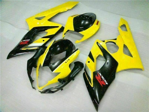 2005-2006 Yellow Black Suzuki GSXR 1000 Motorcycle Fairings Kits Canada 2005-2006 Yellow Black Suzuki GSXR 1000 Motorcycle Fairings Kits Canada