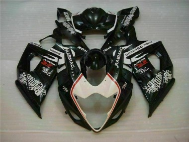 2005-2006 White Black Suzuki GSXR 1000 Motorcycle Fairings Kit Canada