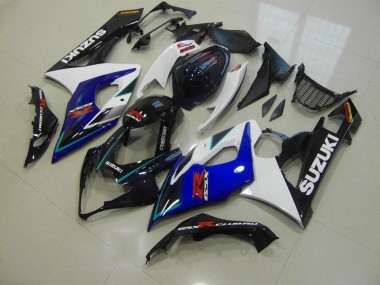 2005-2006 Blue White Suzuki GSXR 1000 Motorcycle Fairings Kit Canada