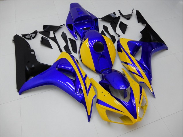 2006-2007 Yellow Blue Honda CBR1000RR Replacement Motorcycle Fairings Canada 2006-2007 Yellow Blue Honda CBR1000RR Replacement Motorcycle Fairings Canada